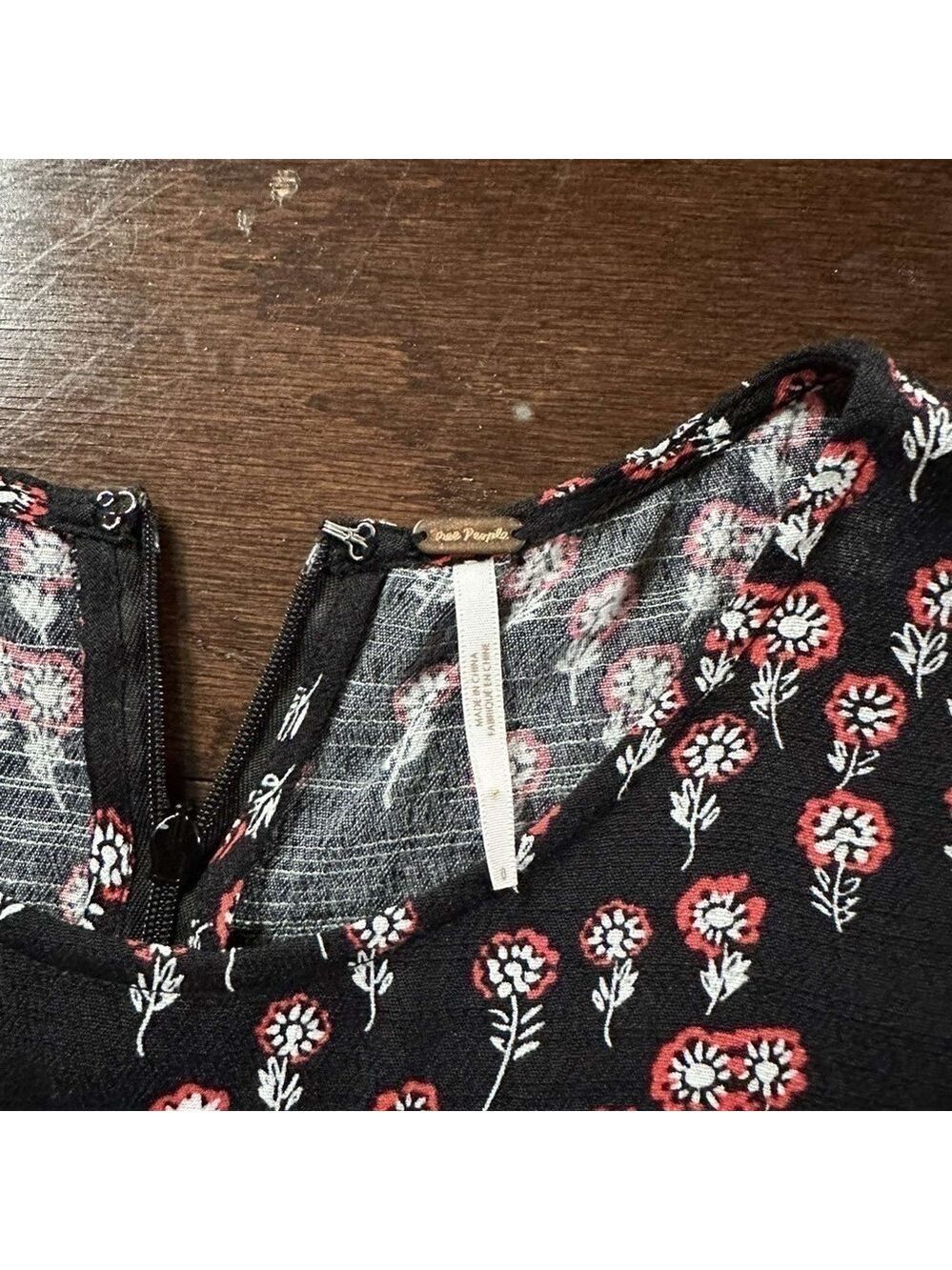 Free People-midi floral dress-size 0 new without tags - Picture 6 of 13